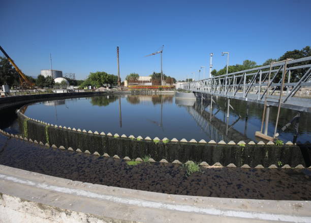 istock Modern waste water treatment plant 1616866055