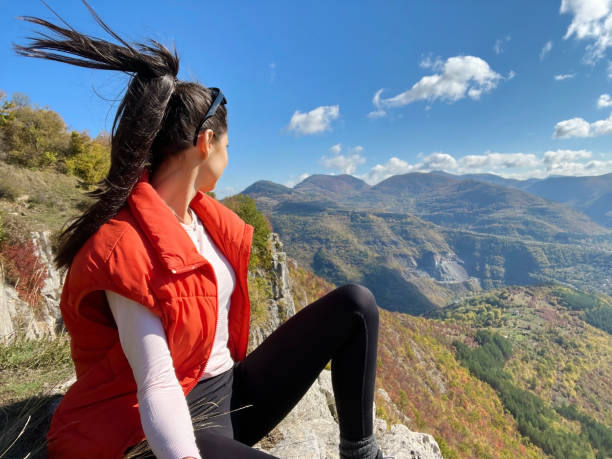 istock Woman in the mountain 1617020751