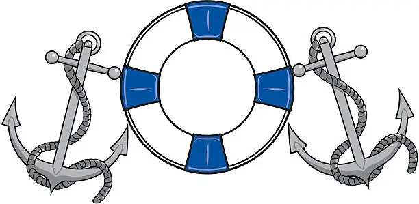 Vector illustration of Nautical Icon