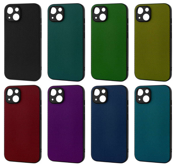 istock silicone phone case, on white background in insulation 1617029717