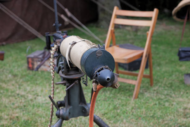 istock Water cooled Vickers Machine Gun barrel 1617040988