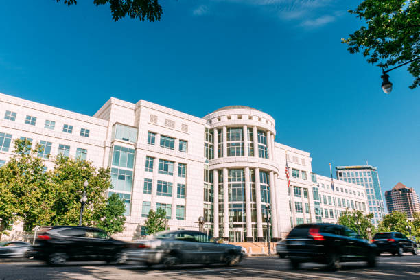 Matheson Courthouse was completed in 1997 and is named after former Utah Governor Scott M. Matheson, who served from 1977 to 1985.