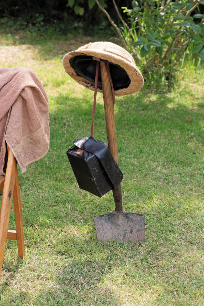 Ww2 British helmet and field gear