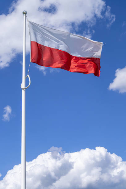 istock flag of Poland flying in the wind 1617085761