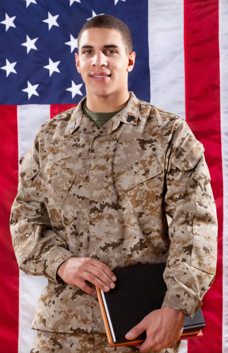 US Marine Corps Solider Portrait.  The model is wearing an official US Marine Corps Marpat BDU uniform. -Click on the banners to browse portfolio by collections-