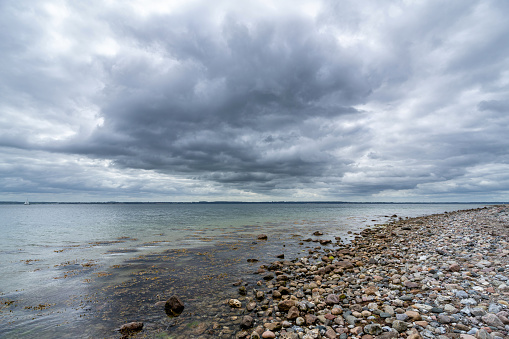 Baltic Sea coast in Waabs, Germany