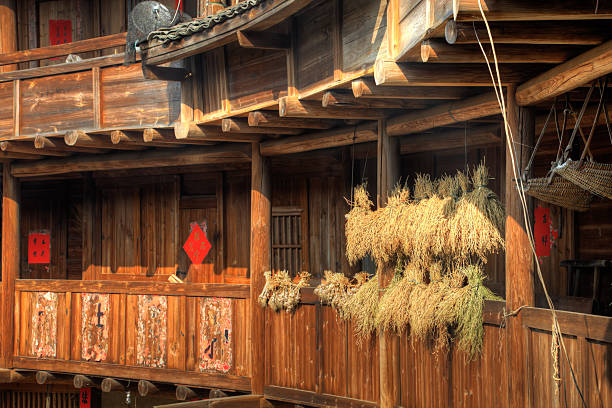 istock Sunlight on Hakka Tulou traditional Chinese housing 161712013