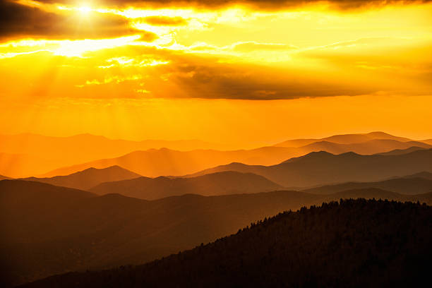 istock Sunset in a Mountain Landscape 161712925