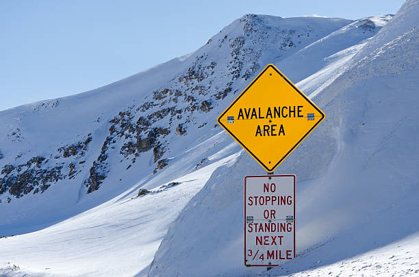 avalanche de la - colorado skiing usa color image photos et images de collection