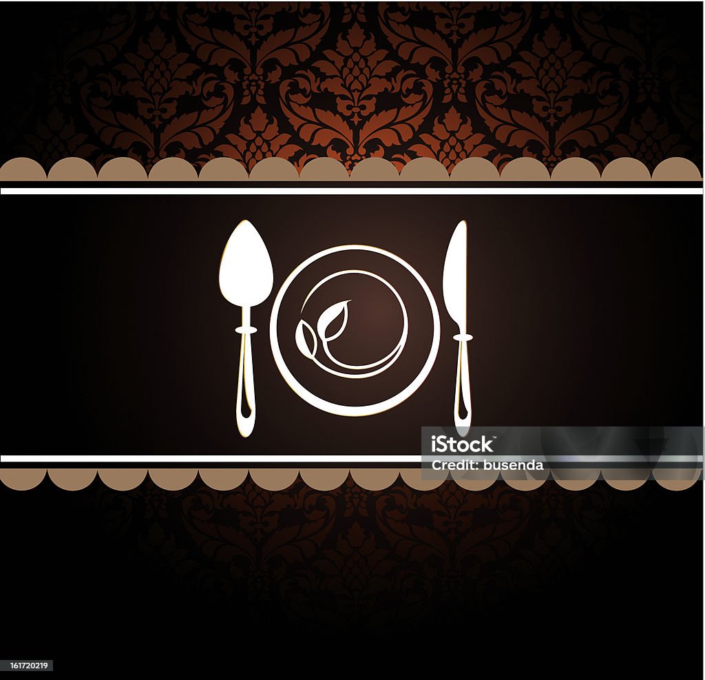 Menu - arte vettoriale royalty-free di Bibita