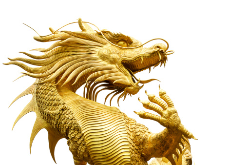 Chinese golden dragon.