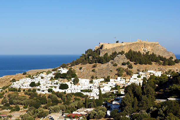 istock View of Lindos City 161721861