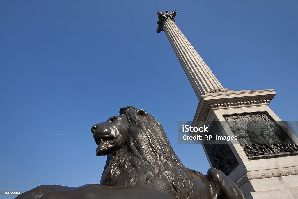 London Trafalgar square, - Foto de stock de León libre de derechos