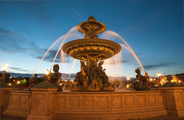 istock Fountain at the Place de la Concorde in Paris 161722485