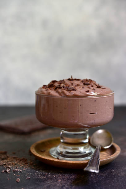istock Homemade delicious chocolate pudding or mousse. 1617229446
