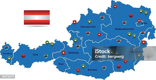 オーストリアマップ - オーストリアのベクターアート素材や画像を多数ご用意 - オーストリア, 地図, アイコン