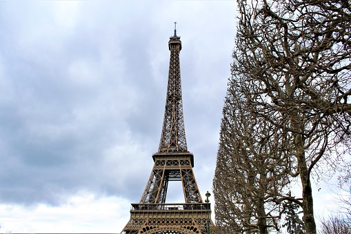 Beautiful view of Eiffel Tower