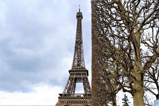 Beautiful view of Eiffel Tower