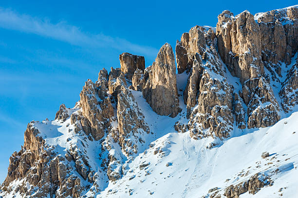 istock Beautiful winter mountain landscape. 161727340