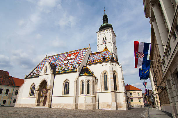 istock St. Mark church in Croatia 161727763