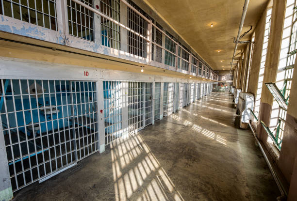istock looking down at the cells of a prison 1617311636