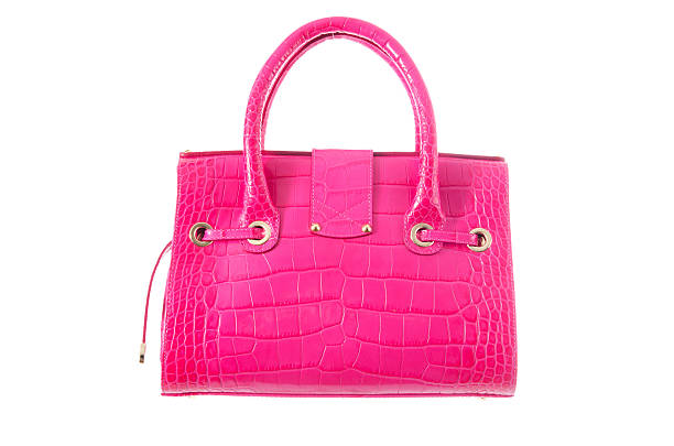 istock Nice elegant woman bag isolated on the white 161738063