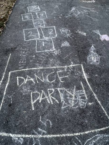 istock Children sidewalk Chalk Art 1617483969