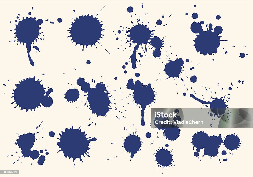 Stain Vector R Vector Stains Collection Isolated Stock Illustration - Download Image ...