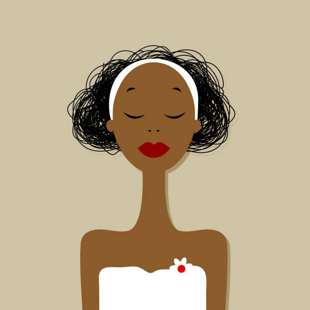 istock Pretty woman portrait, spa salon 161751768