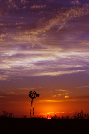 Windmill just outside Midland Texas.