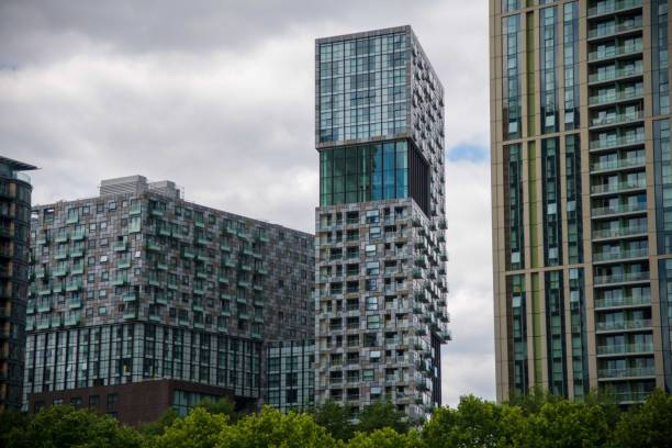 istock Newly built constructions south of Canary Wharf 1617553872
