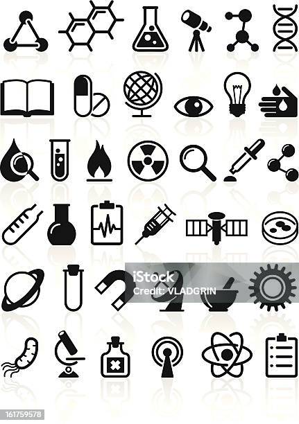 Science Vector Icons Stock Illustration - Download Image Now - Icon Symbol, Laboratory, Atom