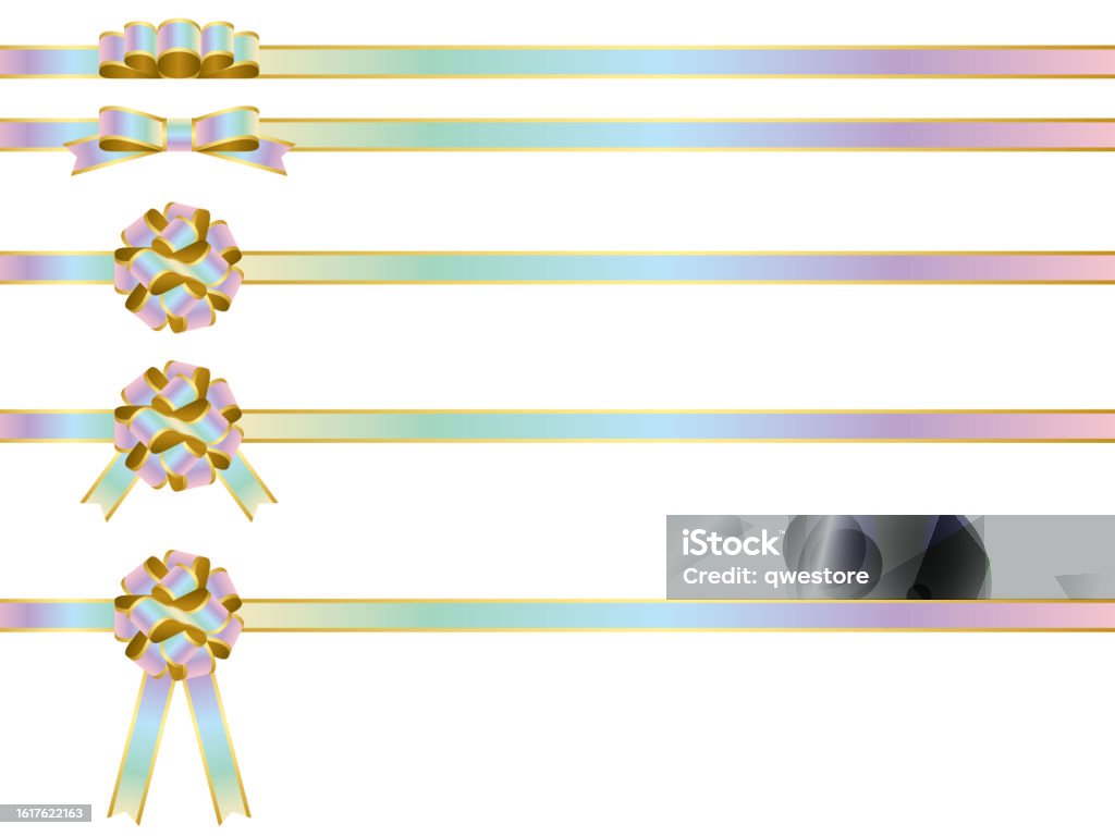 End Of Ribbon Ribbon Edge 02016 Binding End Stock Illustration - Download Image Now ...