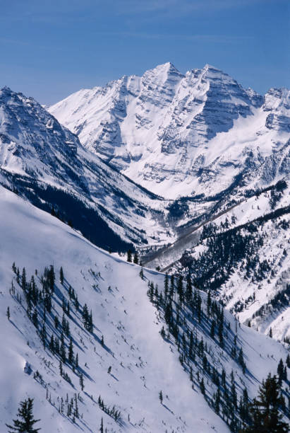 istock Maroon Bells in Winter Scenic Landscape 161762794