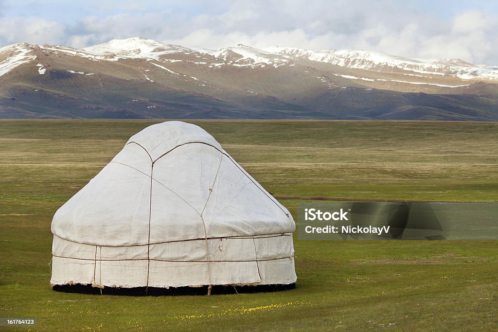 Widok z góry Rodak Jurta - Zbiór zdjęć royalty-free (Kazachstan)
