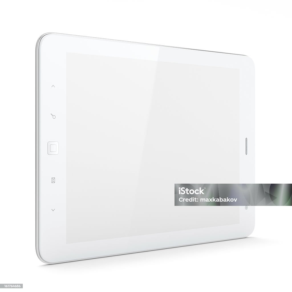 Superbe white une tablette pc - Photo de Agenda électronique libre de droits