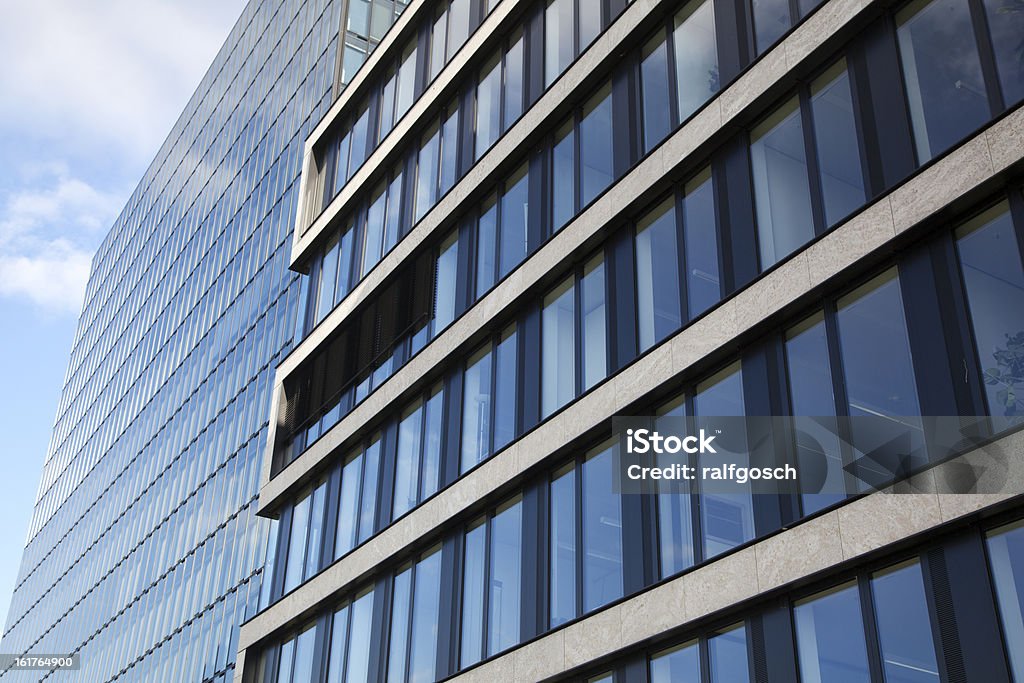 Detail einer modernen Bürogebäude in Düsseldorf, Deutschland - Lizenzfrei Architektur Stock-Foto