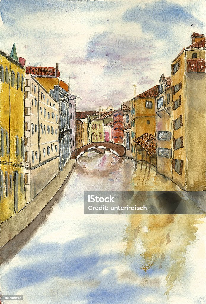 Von Venedig - Lizenzfrei Aquarell Stock-Foto