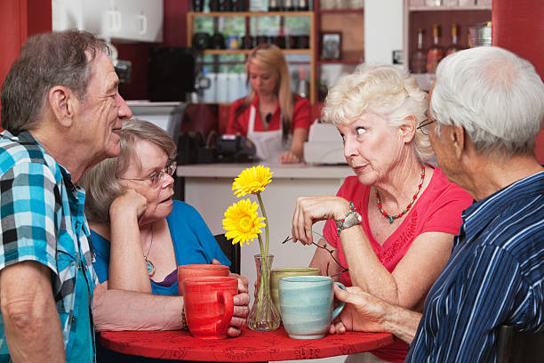 istock Mature Group of Friends Talking 161767145