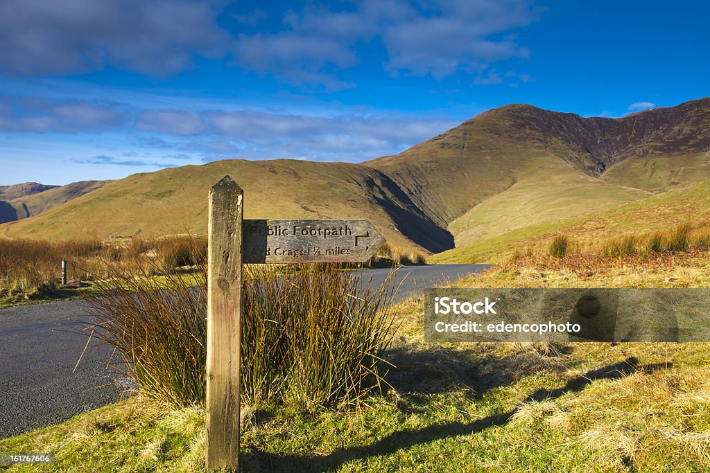 Publiczne Ścieżka Park Narodowy Lake District - Zbiór zdjęć royalty-free (Fotografika)