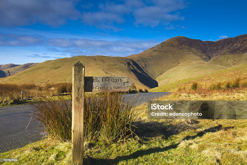 Público trilha Lake District National Park - Foto de stock de Andar royalty-free