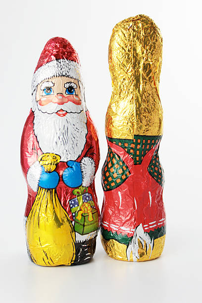istock Easterbunny with santa claus 161768958