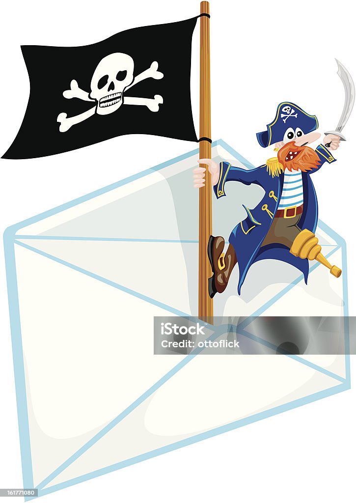 Piractwa-skrzynki - Grafika wektorowa royalty-free (Agresja)