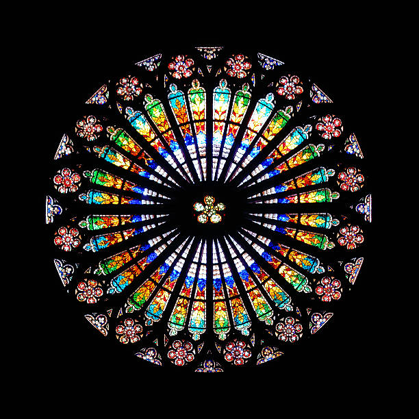 istock Rose window in Strasbourg Cathedral 161773616