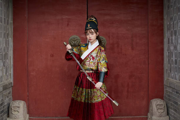istock An Eastern beauty dressed in ancient attire 1617769662