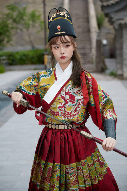 istock An Eastern beauty dressed in ancient attire 1617770351
