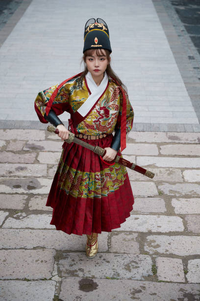 istock An Eastern beauty dressed in ancient attire 1617771431