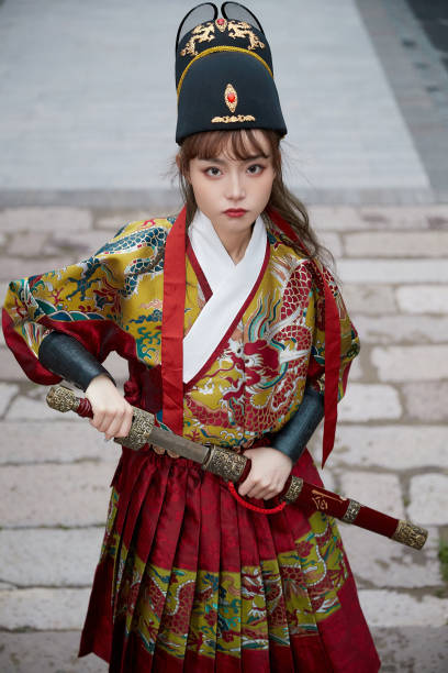 istock An Eastern beauty dressed in ancient attire 1617771962