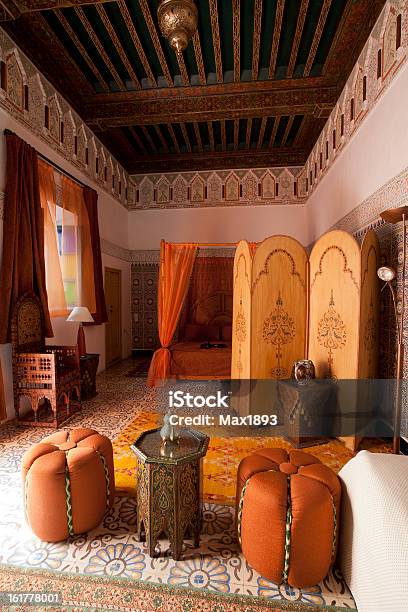 Foto de Bela Autêntica Cozinha Árabe Quarto Em Marrakech Marrocos e mais fotos de stock de Riyadh