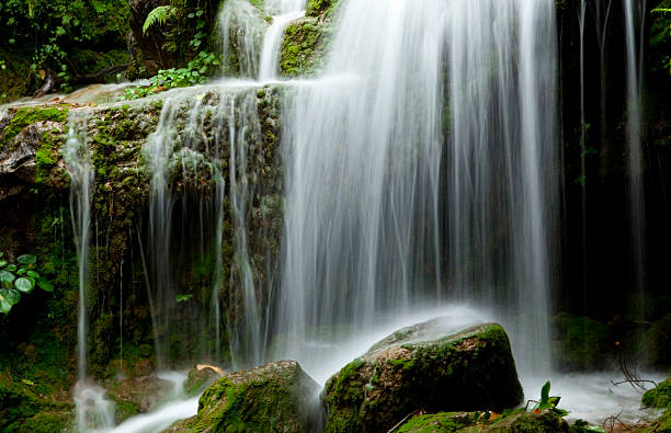istock Waterfall and mountain,China 161779289